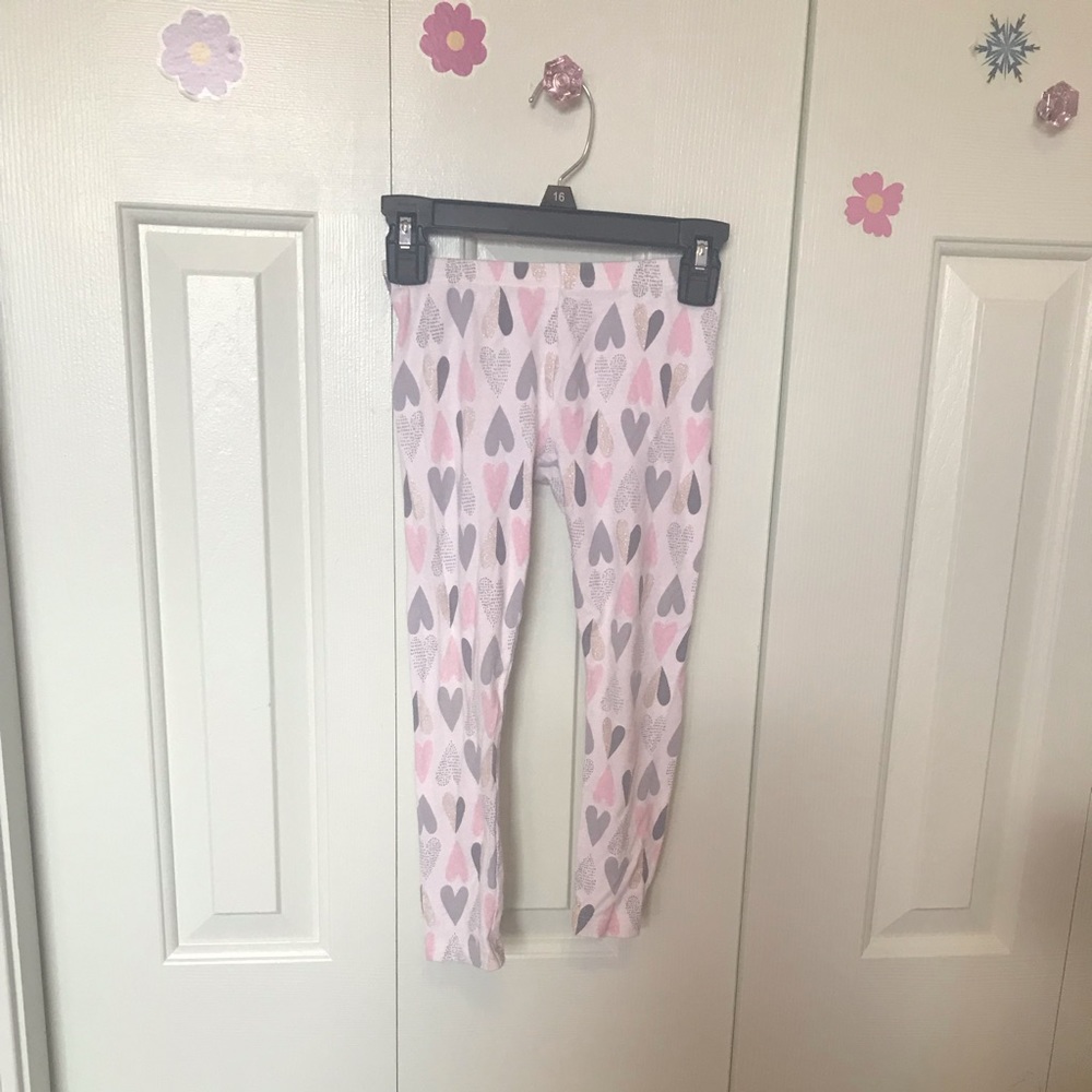 Multi-Colored Pastel Heart Pants